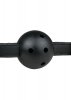 Knebel Ball Gag With PVC Ball - Black